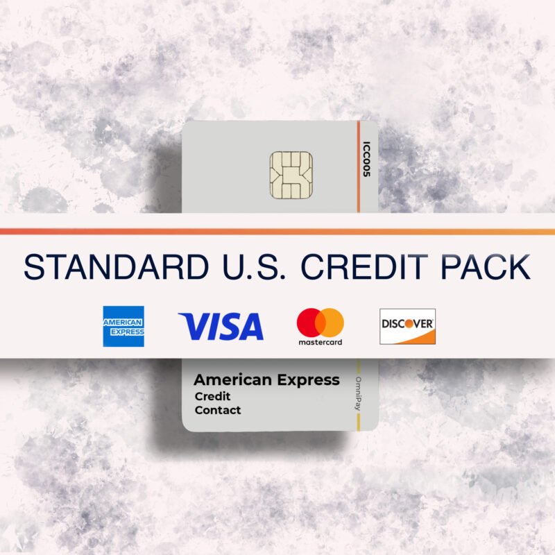 Standard U.S. Credit Test Card Pack